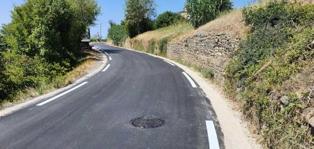 Lokalna cesta Parecag Korte po sanacij (6)